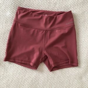 High waisted workout shorts